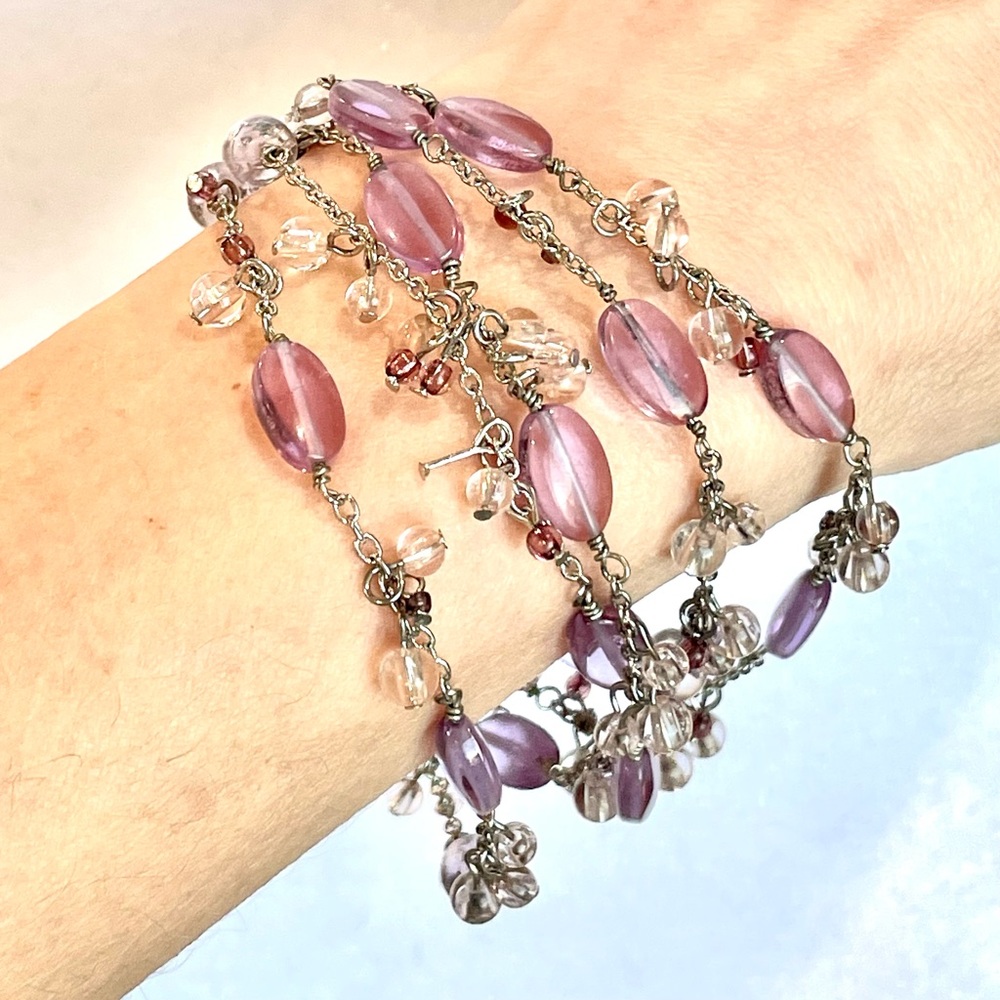Banana Republic 5 strand glass beaded bracelet in EUC